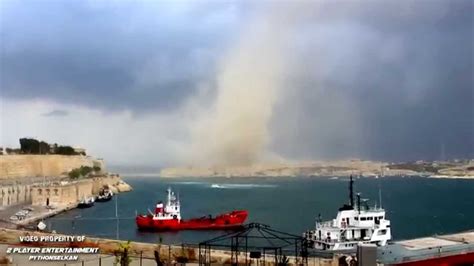 grand harbour of malta tornado.